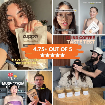 Cuppa Lion's Mane Ashwagandha Healthy Coffee 24 Servings